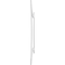 Ekena Millwork 23 38W x 23 38H x 58T Small Lilley Decorative Fretwork Ceiling Panels, PVC CELP23X2302LEY - alternate 3